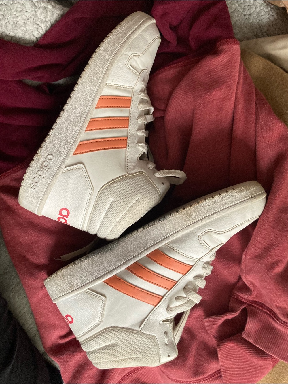 ADIDAS Hoops 2.0 Mid Sneakers - Women's US Size 7